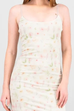 Shasa Floral Slit Maxi Dress