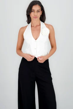 Shasa Floral Tailored Vest