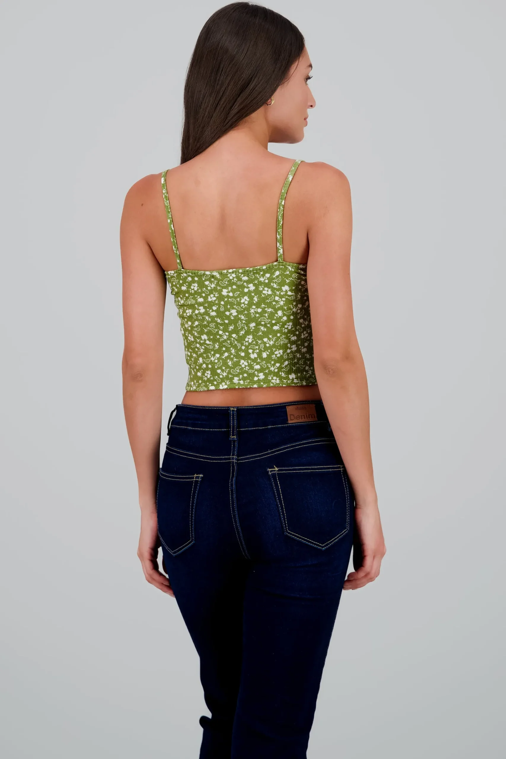 Shasa Flower Detail Crop Top