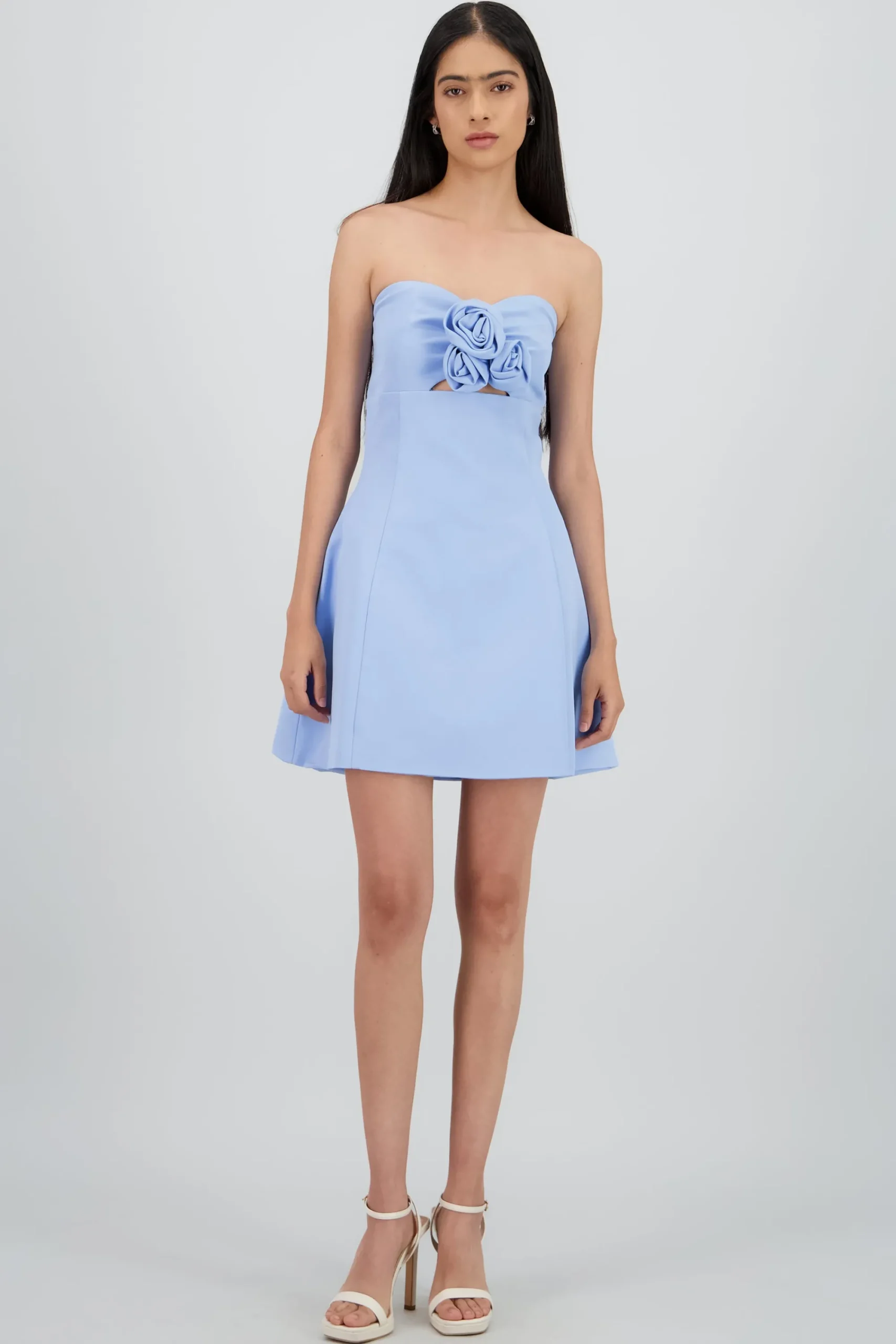 Shasa Flower Detail Mini Dress