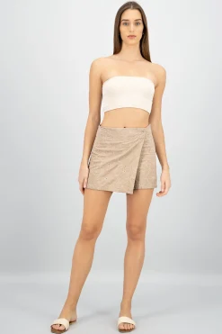 Shasa Flowers Embroidered Skort