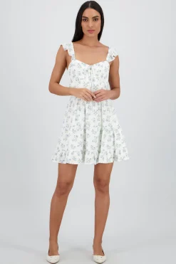 Shasa Flowers Mini Dress