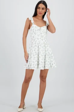 Shasa Flowers Mini Dress