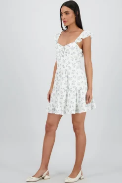 Shasa Flowers Mini Dress
