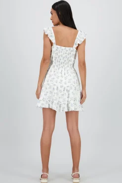 Shasa Flowers Mini Dress