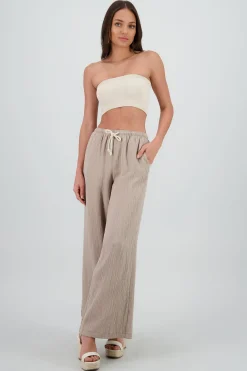 Shasa Flowing Textured Pants