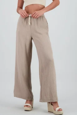 Shasa Flowing Textured Pants