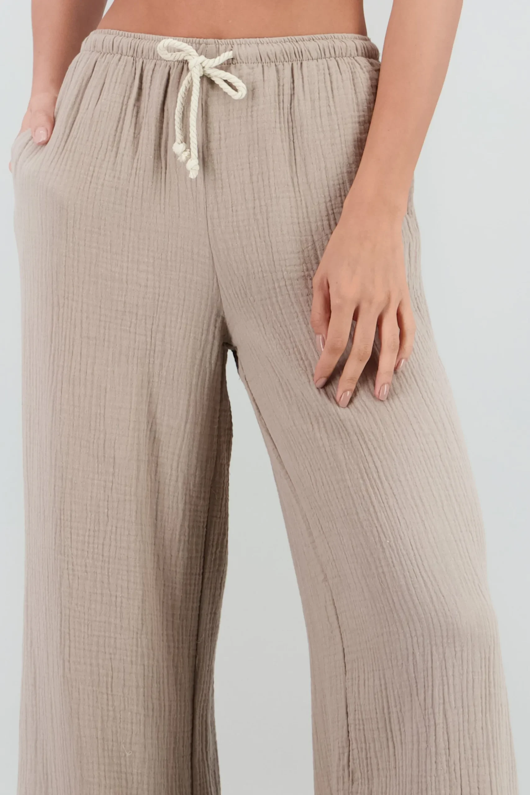 Shasa Flowing Textured Pants