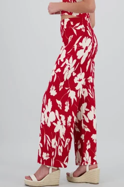 Shasa Flowing Tropical Floral Pants