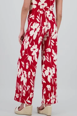 Shasa Flowing Tropical Floral Pants