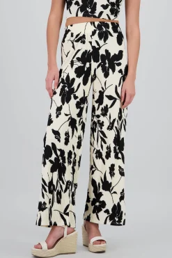 Shasa Flowing Tropical Floral Pants
