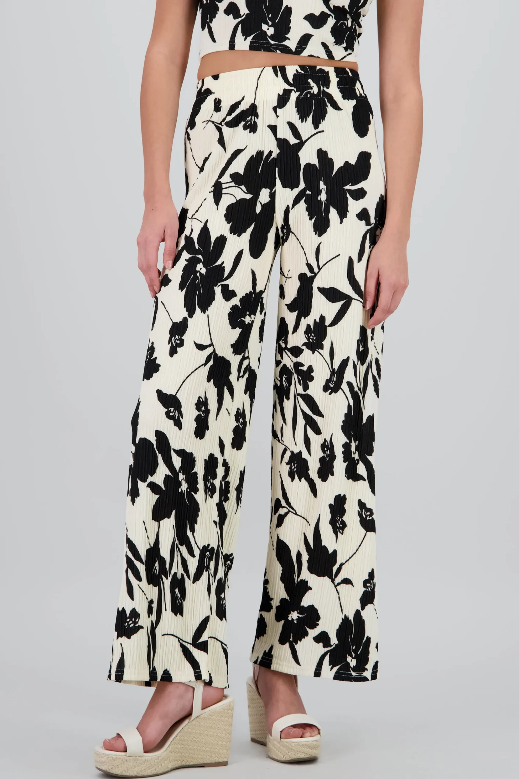 Shasa Flowing Tropical Floral Pants