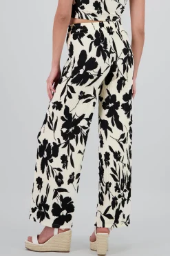 Shasa Flowing Tropical Floral Pants