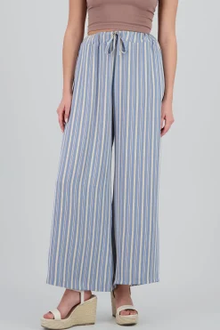 Shasa Flowy Bicolor Striped Pants
