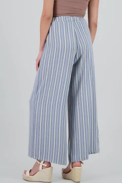 Shasa Flowy Bicolor Striped Pants