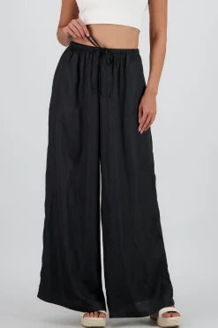 Shasa Flowy Pants with Drawstring Detail