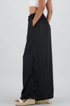 Shasa Flowy Pants with Drawstring Detail