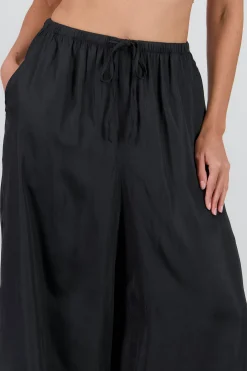 Shasa Flowy Pants with Drawstring Detail