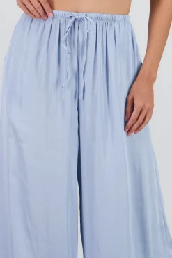 Shasa Flowy Pants with Drawstring Detail
