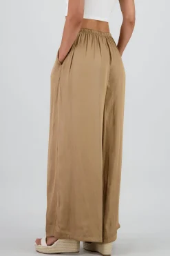 Shasa Flowy Pants with Drawstring Detail