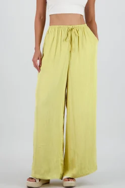 Shasa Flowy Pants with Drawstring Detail