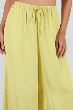 Shasa Flowy Pants with Drawstring Detail
