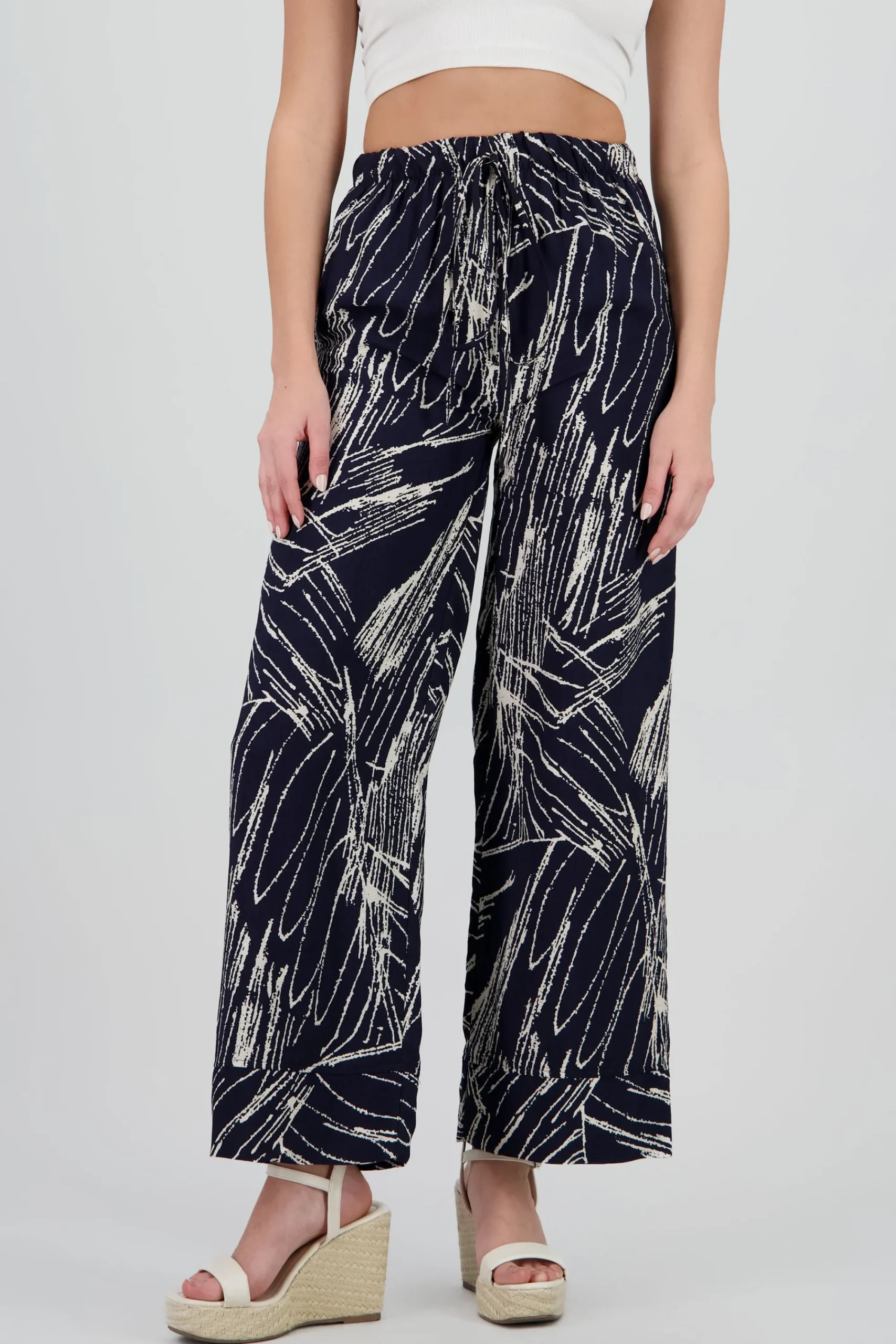 Shasa Flowy Printed Pants