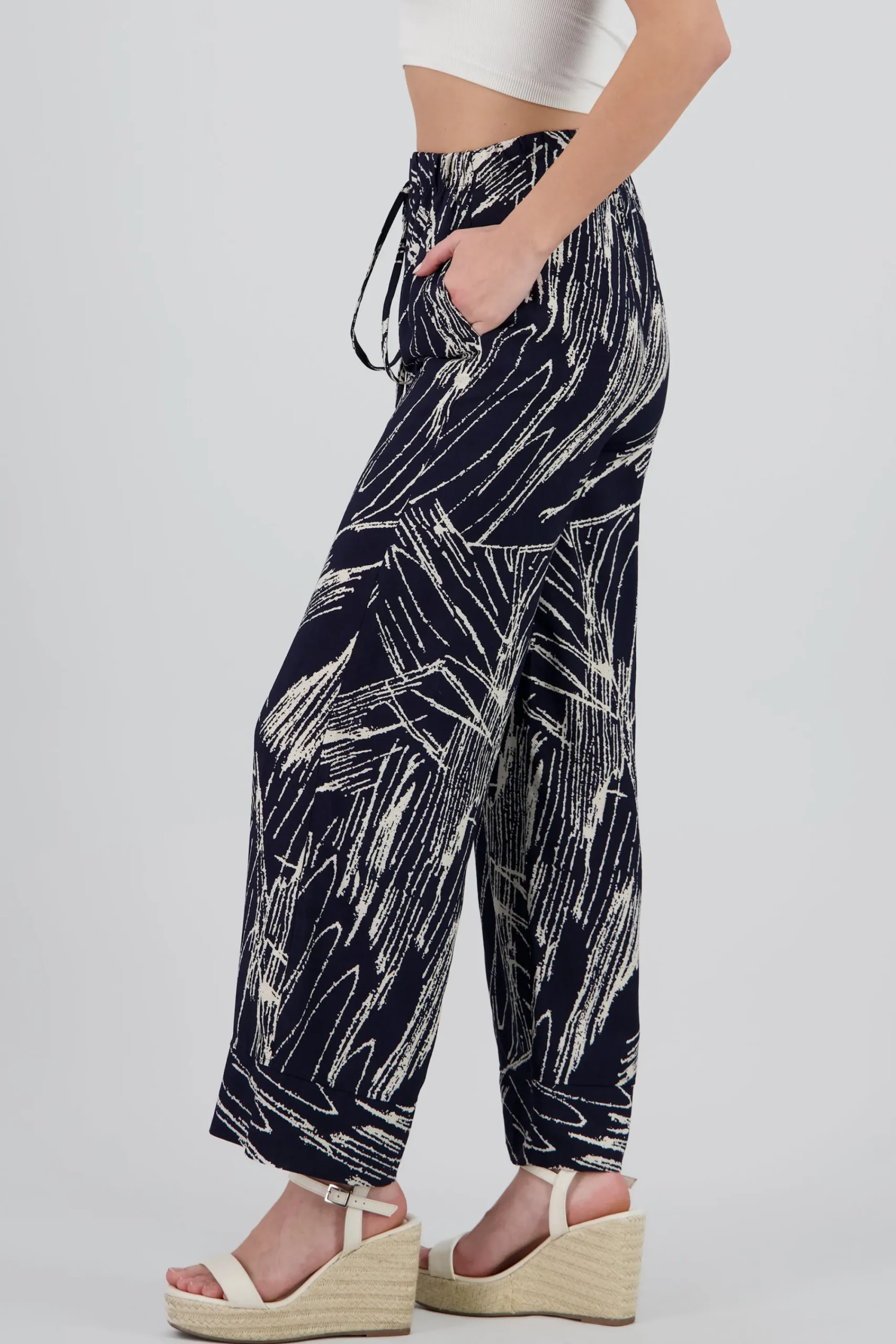 Shasa Flowy Printed Pants