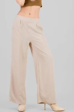 Shasa Flowy Satin Dress Pants