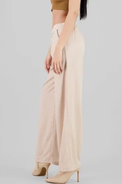 Shasa Flowy Satin Dress Pants