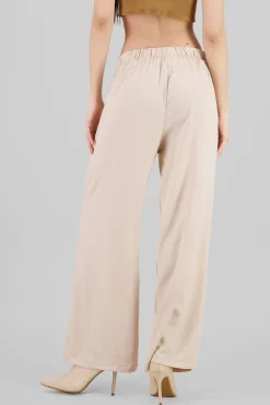 Shasa Flowy Satin Dress Pants