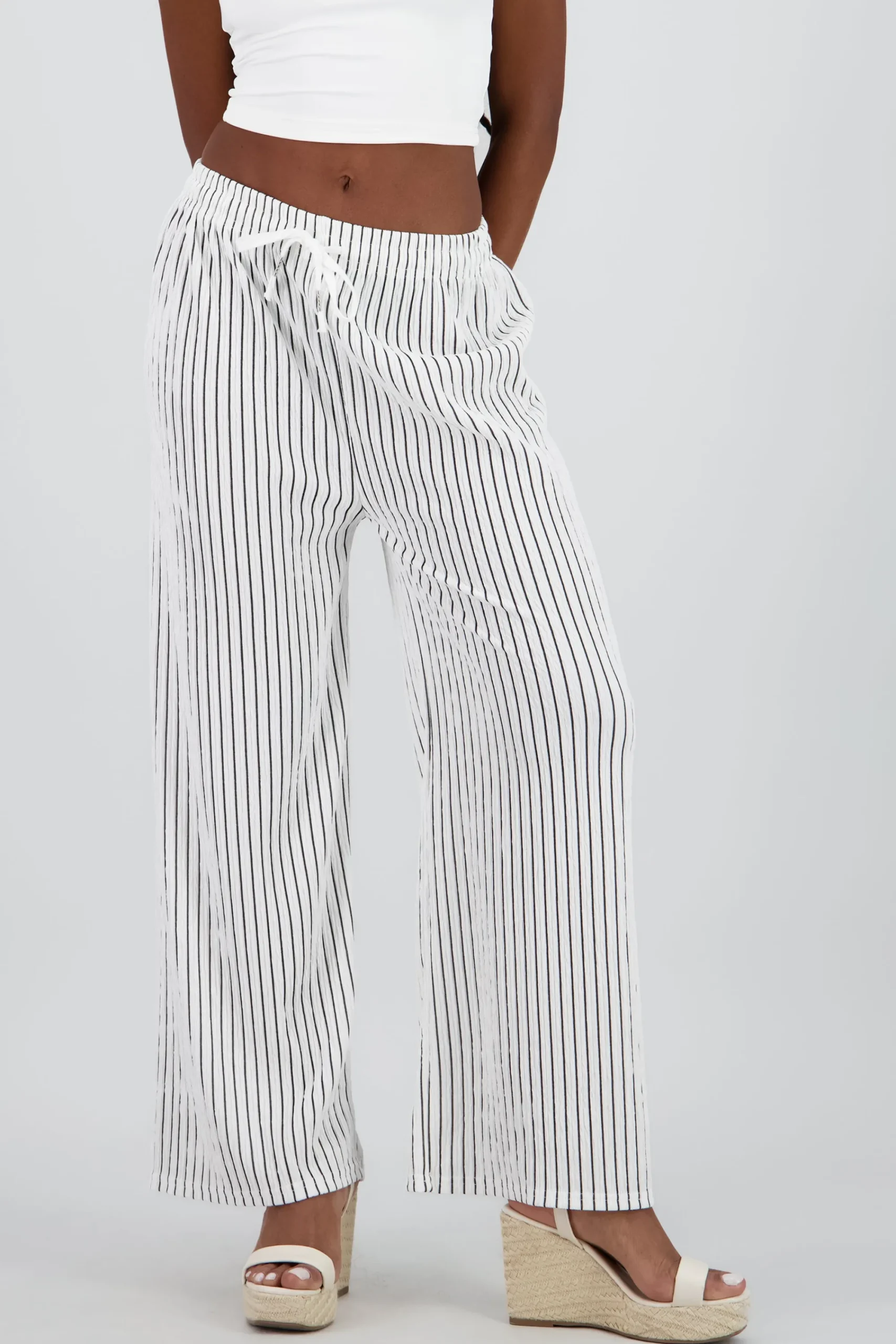 Shasa Flowy Striped Pants