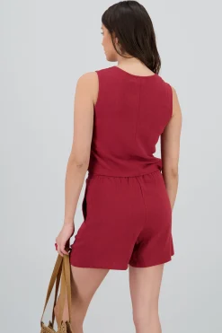 Shasa Flowy Vest with Ties