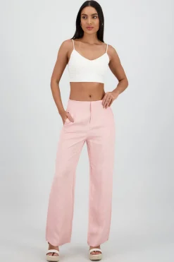 Shasa Fluid Pants with Pleat Detail