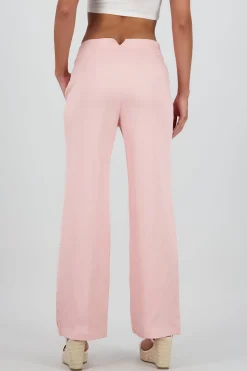 Shasa Fluid Pants with Pleat Detail