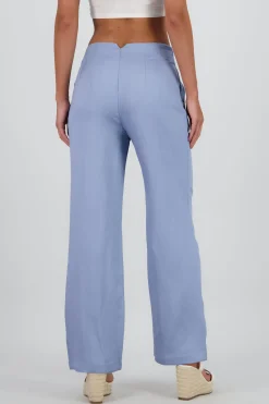 Shasa Fluid Pants with Pleat Detail