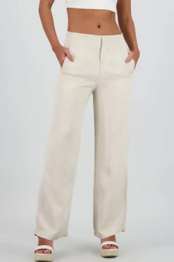 Shasa Fluid Pants with Pleat Detail
