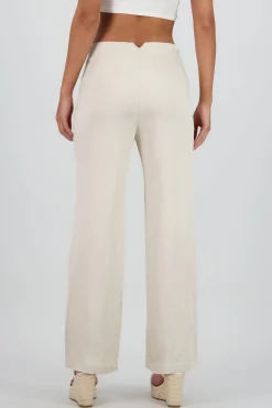 Shasa Fluid Pants with Pleat Detail