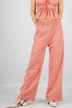 Shasa Fluid Plaid Pants