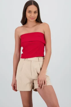 Shasa Folded Crop Top