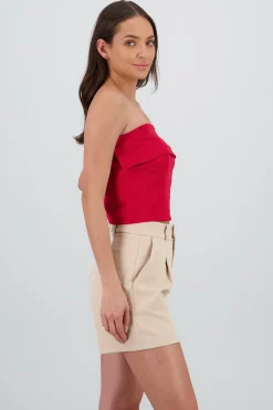 Shasa Folded Crop Top