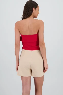 Shasa Folded Crop Top