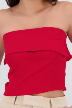 Shasa Folded Crop Top