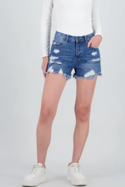Shasa Frayed Destruction Shorts