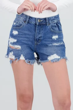 Shasa Frayed Destruction Shorts