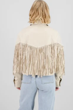 Shasa Fringe Glitter Jacket