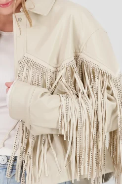Shasa Fringe Glitter Jacket