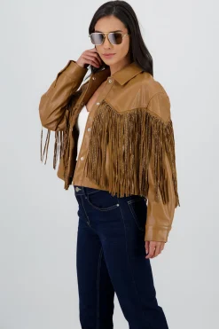 Shasa Fringe Glitter Jacket