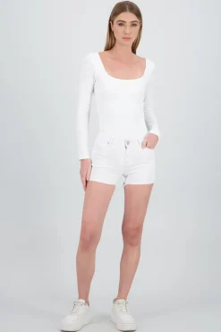 Shasa Fringe Mid Rise Shorts
