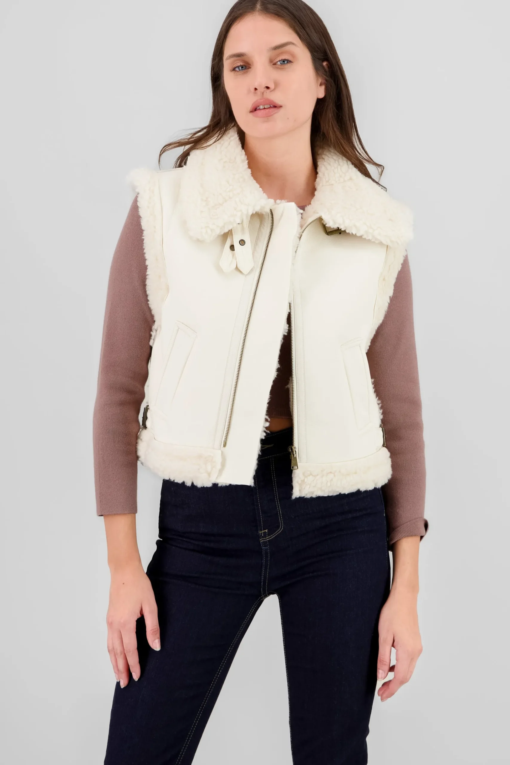 Shasa Fur Lined Vest